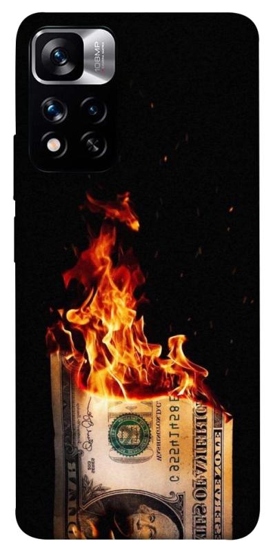 Чохол itsPrint Money burn для Xiaomi Poco M4 Pro 5G, гроші, купити оптом з доставкою