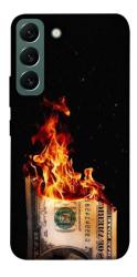 Чехол itsPrint Money burn для Samsung Galaxy S22