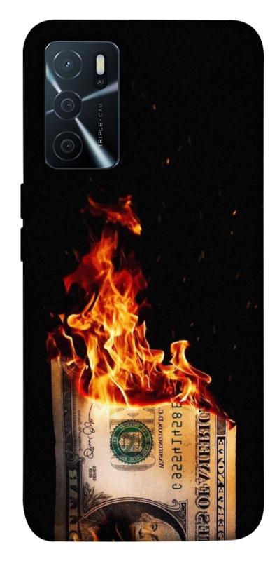 Чохол itsPrint Money burn для Oppo A16s / A16, гроші, купити оптом з доставкою