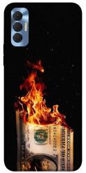 Чохол itsPrint Money burn для TECNO Spark 8P