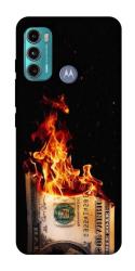 Чехол itsPrint Money burn для Motorola Moto G60