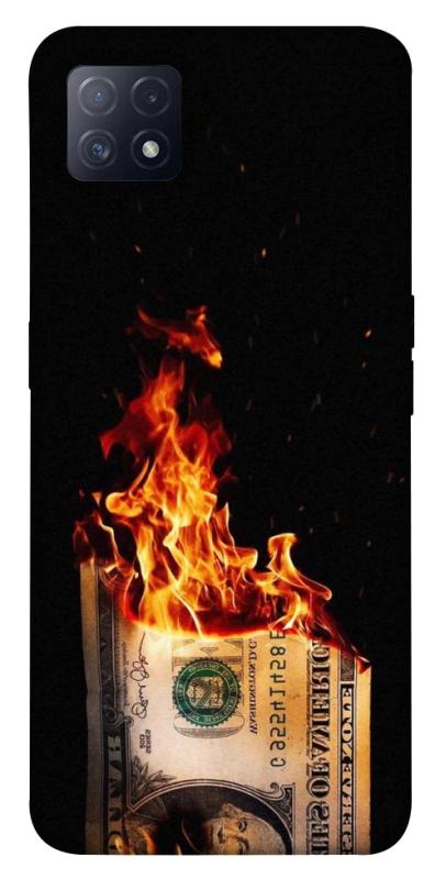 Чехол itsPrint Money burn для Oppo A72 5G / A73 5G, деньги, купить оптом с доставкой