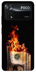 Чехол itsPrint Money burn для Xiaomi Poco X4 Pro 5G