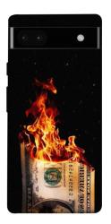 Чехол itsPrint Money burn для Google Pixel 6a