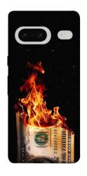 Чехол itsPrint Money burn для Google Pixel 7