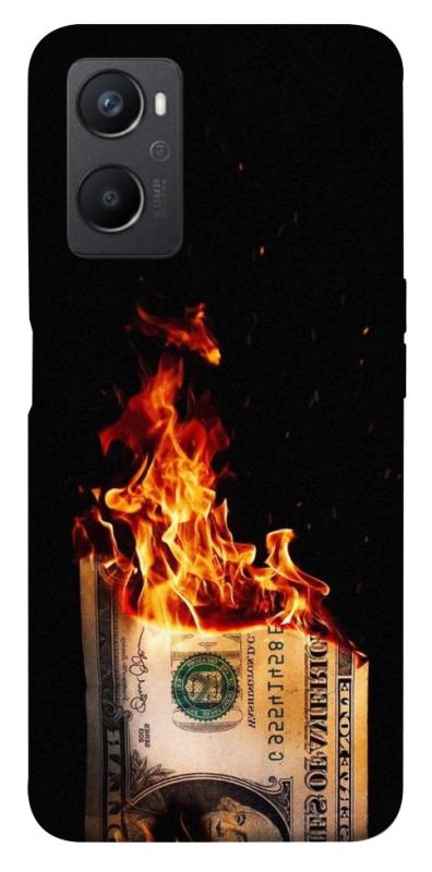 Чехол itsPrint Money burn для Oppo A96, деньги, купить оптом с доставкой