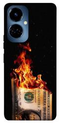 Чехол itsPrint Money burn для TECNO Camon 19 (CI6n) / 19 Pro (CI8n)