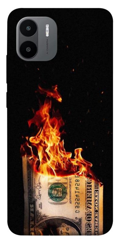 Чехол itsPrint Money burn для Xiaomi Redmi A1+ / A2+, деньги, купить оптом с доставкой