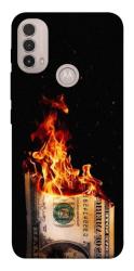 Чехол itsPrint Money burn для Motorola Moto E40
