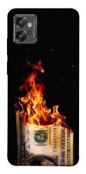 Чехол itsPrint Money burn для Motorola Moto G32