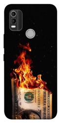 Чехол itsPrint Money burn для Nokia C21 Plus