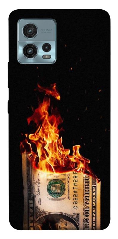 Чохол itsPrint Money burn для Motorola Moto G72, гроші, купити оптом з доставкою