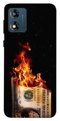 Чехол itsPrint Money burn для Motorola Moto E13
