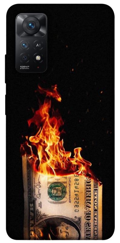 Чехол itsPrint Money burn для Xiaomi Redmi Note 11 Pro 4G/5G, деньги, купить оптом с доставкой