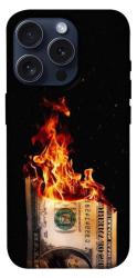 Чехол itsPrint Money burn для Apple iPhone 15 Pro (6.1")