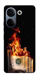 Чехол itsPrint Money burn для TECNO Camon 20 Pro (CK7n)