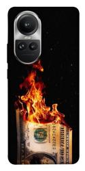 Чехол itsPrint Money burn для Oppo Reno 10