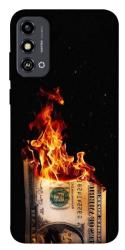 Чехол itsPrint Money burn для ZTE Blade A53