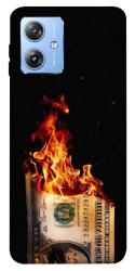 Чехол itsPrint Money burn для Motorola Moto G84