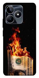 Чехол itsPrint Money burn для Realme C53