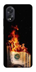 Чехол itsPrint Money burn для Oppo A38