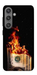 Чехол itsPrint Money burn для Samsung Galaxy S24