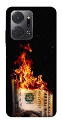 Чехол itsPrint Money burn для Huawei Honor X7a