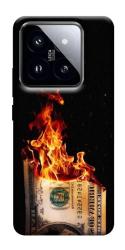 Чехол itsPrint Money burn для Xiaomi 14 Pro