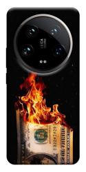 Чехол itsPrint Money burn для Xiaomi 14 Ultra