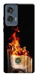 Чехол itsPrint Money burn для Motorola Edge 50 Fusion