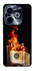 Чехол itsPrint Money burn для Infinix Hot 40i