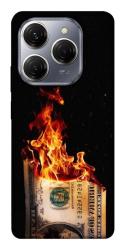 Чехол itsPrint Money burn для TECNO Spark 20 Pro