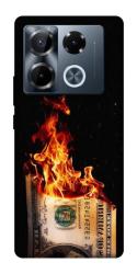 Чехол itsPrint Money burn для Infinix Note 40 Pro 4G