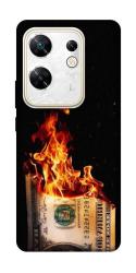Чехол itsPrint Money burn для Infinix Zero 30 4G