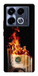 Чехол itsPrint Money burn для Infinix Note 40 4G