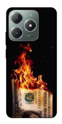 Чехол itsPrint Money burn для Realme C61 4G