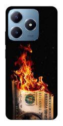 Чехол itsPrint Money burn для Realme C63 4G