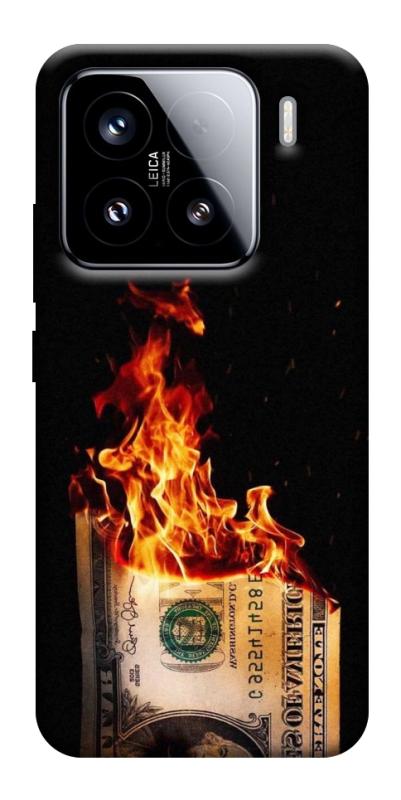 Чехол itsPrint Money burn для Xiaomi 15, деньги, купить оптом с доставкой