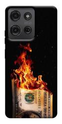 Чехол itsPrint Money burn для Motorola Moto G75 5G