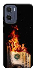 Чехол itsPrint Money burn для Motorola Moto G05