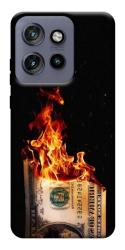 Чехол itsPrint Money burn для Motorola Edge 50 Neo
