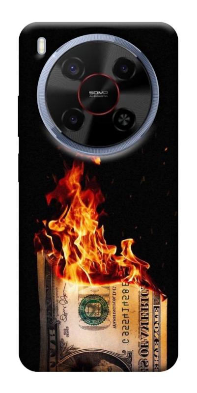 Чохол itsPrint Money burn для ZTE Nubia V70 Max, гроші, купити оптом з доставкою