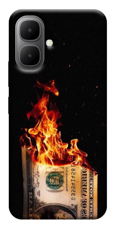 Чехол itsPrint Money burn для Infinix Smart 10, деньги, купить оптом с доставкой