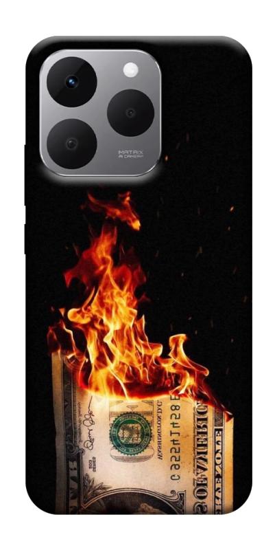 Чехол itsPrint Money burn для Realme 15T, деньги, купить оптом с доставкой