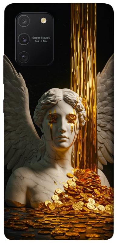 Чехол itsPrint Gold statue для Samsung Galaxy S10 Lite, деньги, купить оптом с доставкой