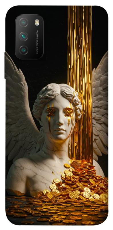 Чехол itsPrint Gold statue для Xiaomi Poco M3, деньги, купить оптом с доставкой