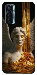 Чехол itsPrint Gold statue для TECNO Camon 17 Pro