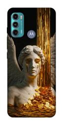 Чехол itsPrint Gold statue для Motorola Moto G60