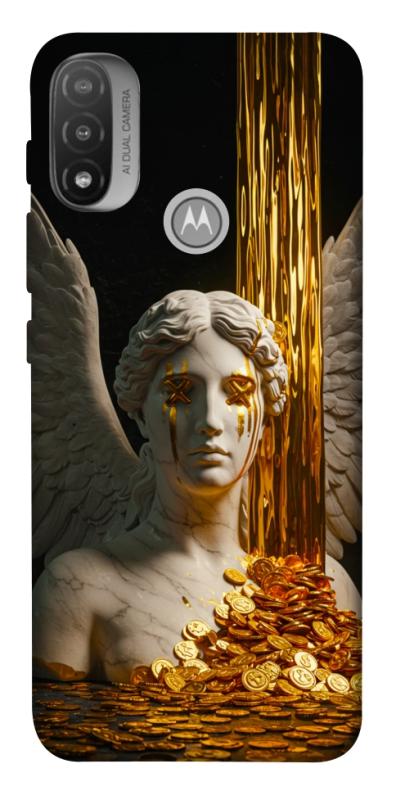 Чехол itsPrint Gold statue для Motorola Moto E20, деньги, купить оптом с доставкой