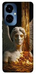 Чехол itsPrint Gold statue для TECNO Camon 19 (CI6n) / 19 Pro (CI8n)